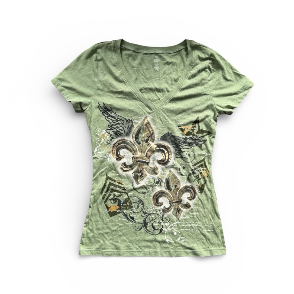 NWT Deadstock Y2K Affliction Style Bobbie Brooks Shirt size Small - Picture 2 of 7